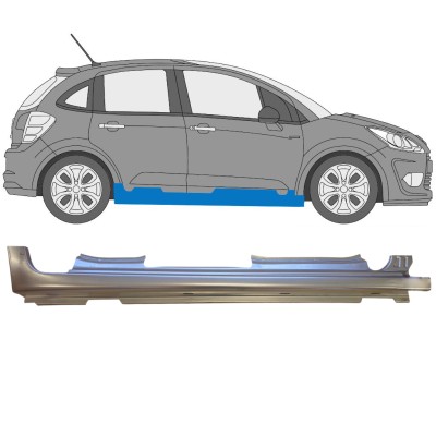Panneau de réparation du seuil pour Citroen C3 2009-2016 / Droite 14635