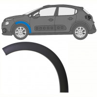 Moulure de l’aile avant pour Citroen C3 2016- / Gauche 8725