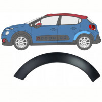 Moulure latérale sur aile arrière pour Citroen C3 2016- / Gauche 8505