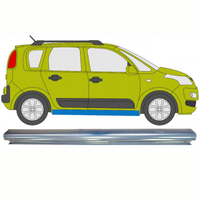 Réparation bas de caisse pour Citroen C3 Picasso 2008- / Gauche = Droite (symétrique) 8561