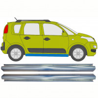 Réparation bas de caisse pour Citroen C3 Picasso 2008- / Gauche = Droite (symétrique) / Ensemble 10301