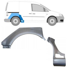 Ensemble de panneaux de réparation pour Volkswagen Caddy 2004-2020 / Droite / 15166