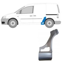 Panneau de réparation arc d'aile arrière pour Volkswagen Caddy 2004-2020 / Gauche 15163