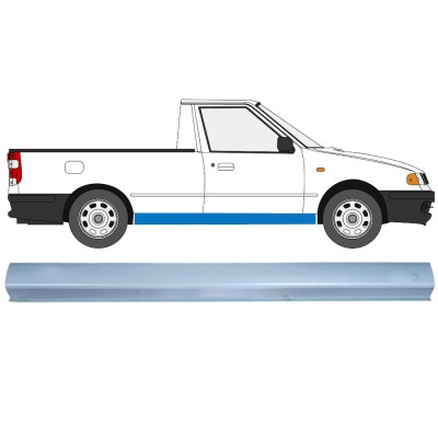 Réparation bas de caisse pour Volkswagen Caddy 1995-2004 / Gauche = Droite (symétrique) / PICKUP 16185