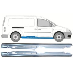 Panneau de réparation du seuil pour Volkswagen Caddy 2004-2020 / Gauche+Droit / Ensemble 10993