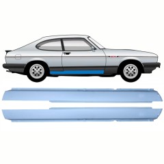 Panneau de réparation du seuil pour Ford Capri 1974-1987 / Gauche+Droit / Ensemble 11076