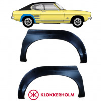 Panneau de réparation arc d'aile arrière pour Ford Capri 1968-1974 / Gauche+Droit / Ensemble 11002