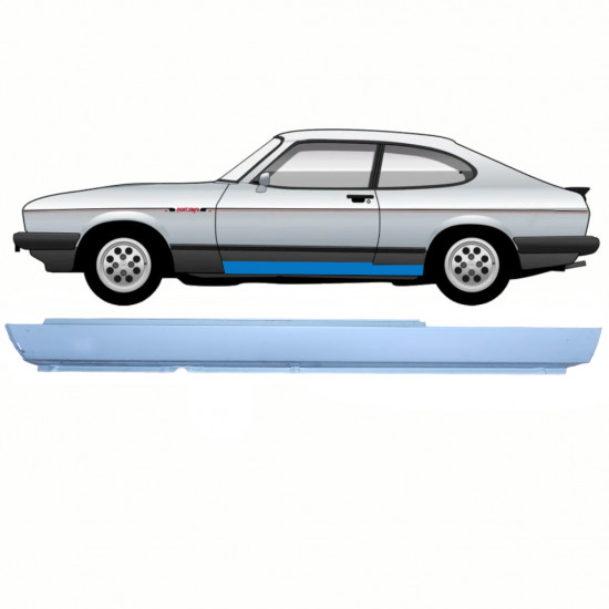 FORD CAPRI 1974-1987 PANNEAU DE RÉPARATION DU SEUIL / GAUCHE