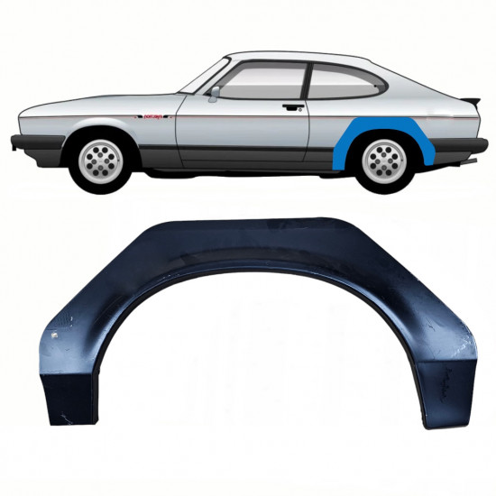 Panneau de réparation arc d'aile arrière pour Ford Capri 1974-1987 / Gauche 8779