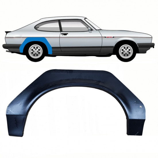 Panneau de réparation arc d'aile arrière pour Ford Capri 1974-1987 / Droite 8778