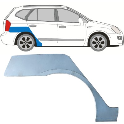 Panneau de réparation arc d'aile arrière pour Kia Carens 2006-2013 / Droite 16815