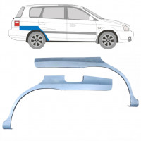 Panneau de réparation arc d'aile arrière pour Kia Carens 1999-2006 / Gauche+Droit / Ensemble 9281