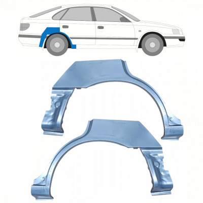 Panneau de réparation arc d'aile arrière pour Toyota Carina E 1992-1997 / Gauche+Droit / Ensemble 10464