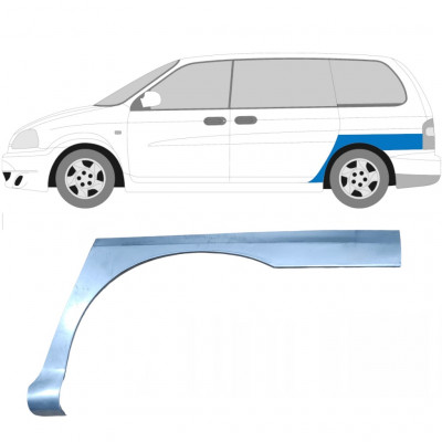 Panneau de réparation arc d'aile arrière pour Kia Carnival 1998-2006 / Gauche 6670