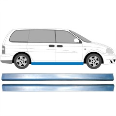Réparation bas de caisse pour Kia Carnival 1998-2006 / Gauche = Droite (symétrique) / Ensemble 10691