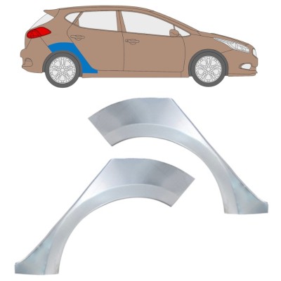 Panneau de réparation arc d'aile arrière pour Kia Ceed 2012-2018 / Gauche+Droit / Ensemble 16336