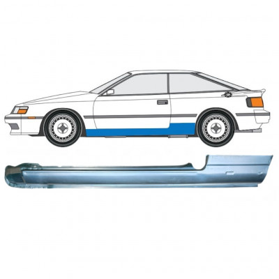 Panneau de réparation du seuil pour Toyota Celica 1985-1989 / Gauche 7300