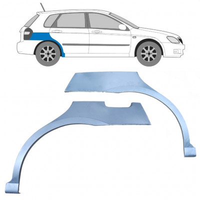 Panneau de réparation arc d'aile arrière pour Kia Cerato 2004-2008 / Gauche+Droit / Ensemble 10690