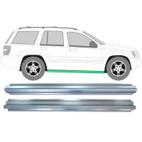 Réparation bas de caisse intérieur + extérieur pour Jeep Grand Cherokee 1998-2005 / Gauche = Droite (symétrique) / Ensemble 17005