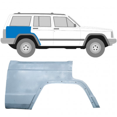 Panneau de réparation arc d'aile arrière pour Jeep Cherokee XJ 1984-2001 / Droite 5255