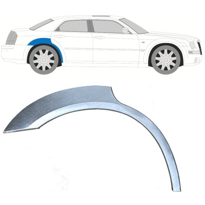 Panneau de réparation arc d'aile arrière pour Chrysler 300C 2004-2011 / Droite 17205