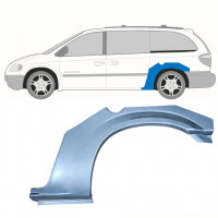 Panneau de réparation arc d'aile arrière pour Chrysler Grand Voyager 2000-2008 / Gauche 8612