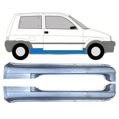 Réparation bas de caisse pour Fiat Cinquecento 1991-1998 / Ensemble 11213