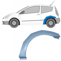 Panneau de réparation arc d'aile arrière pour Citroen C2 2003-2009 / Gauche 11384