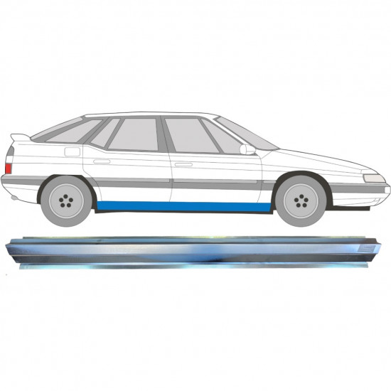 CITROEN XM 1989-2000 PANNEAU DE RÉPARATION DU SEUIL / DROIT = GAUCHE