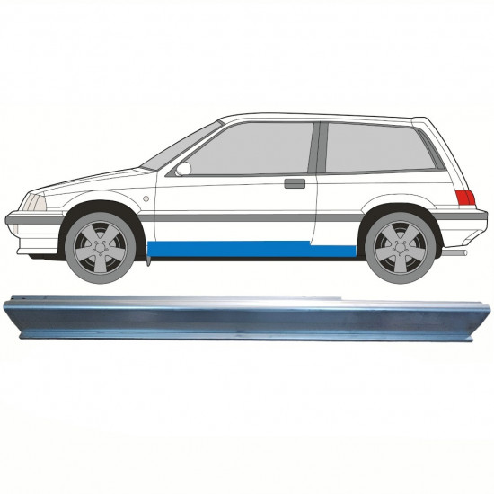 Réparation bas de caisse pour Honda Civic 1983-1987 / Gauche 8627