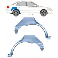 Panneau de réparation arc d'aile arrière pour Honda Civic 1995-2001 / Gauche+Droit / Ensemble 9801