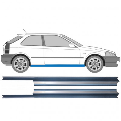 Réparation bas de caisse pour Honda Civic 1995-2000 / Gauche+Droit / Ensemble 9173