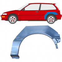 Panneau de réparation arc d'aile arrière pour Honda Civic 1987-1991 / Gauche 6631