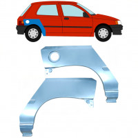 Panneau de réparation arc d'aile arrière pour Renault Clio 1990-1998 / Gauche+Droit / Ensemble 9848