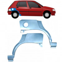 Panneau de réparation arc d'aile arrière pour Renault Clio 1990-1998 / Gauche+Droit / Ensemble 9849