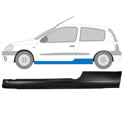 Panneau de réparation du seuil pour Renault Clio II 1998-2012 / Gauche 17163