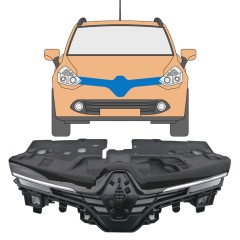 Grille de calandre pour Renault Clio IV 2012-2019 / Ensemble 7539