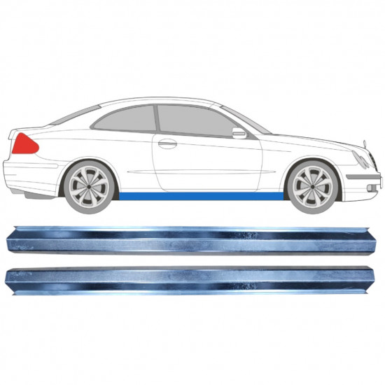 Réparation bas de caisse pour Mercedes CLK 2002-2009 / Ensemble 11377