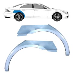Panneau de réparation arc d'aile arrière pour Mercedes CLS-Class 2004-2011 / Gauche+Droit / Ensemble 9297