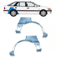 Panneau de réparation arc d'aile arrière pour Mitsubishi Colt 1988-1992 / Gauche+Droit / Ensemble 10797