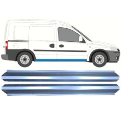 Réparation bas de caisse pour Opel Combo C 2000-2010 / Gauche = Droite (symétrique) / Ensemble 10281