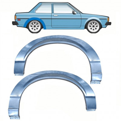 Panneau de réparation arc d'aile arrière pour Toyota Corolla 1979-1987 / Gauche+Droit / Ensemble 10807