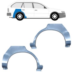 Panneau de réparation arc d'aile arrière pour Toyota Corolla E10 1991-1998 / Gauche+Droit / COMBI / Ensemble 12657