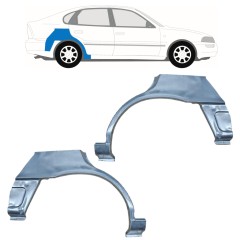 Panneau de réparation arc d'aile arrière pour Toyota Corolla E10 1991-1998 / Gauche+Droit / LIFTBACK / Ensemble 12663