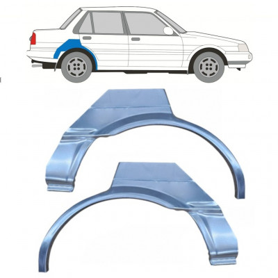 Panneau de réparation arc d'aile arrière pour Toyota Corolla 1983-1988 / Gauche+Droit / Ensemble 9884