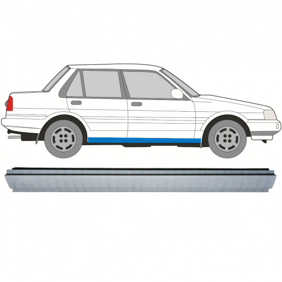 Réparation bas de caisse pour Toyota Corolla 1983-1988 / Droite 7694