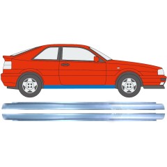 Réparation bas de caisse pour Volkswagen Corrado 1987-1995 / Gauche+Droit / Ensemble 11327