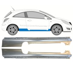Panneau de réparation du seuil pour Opel Corsa D 2006-2015 / Gauche+Droit / HATCHBACK / Ensemble 14574