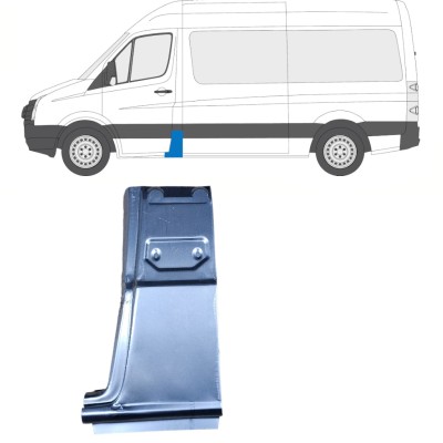 Panneau de réparation du montant pour Volkswagen Crafter 2005-2017 / Gauche 13749