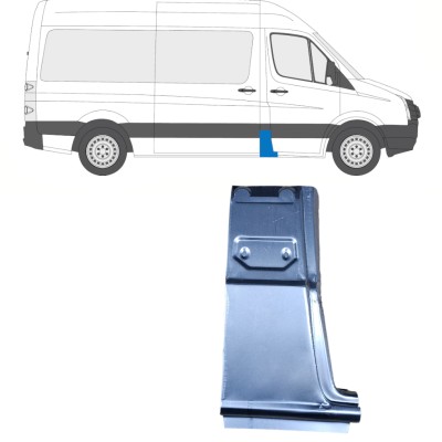 Panneau de réparation du montant pour Volkswagen Crafter 2005-2017 / Droite 13750
